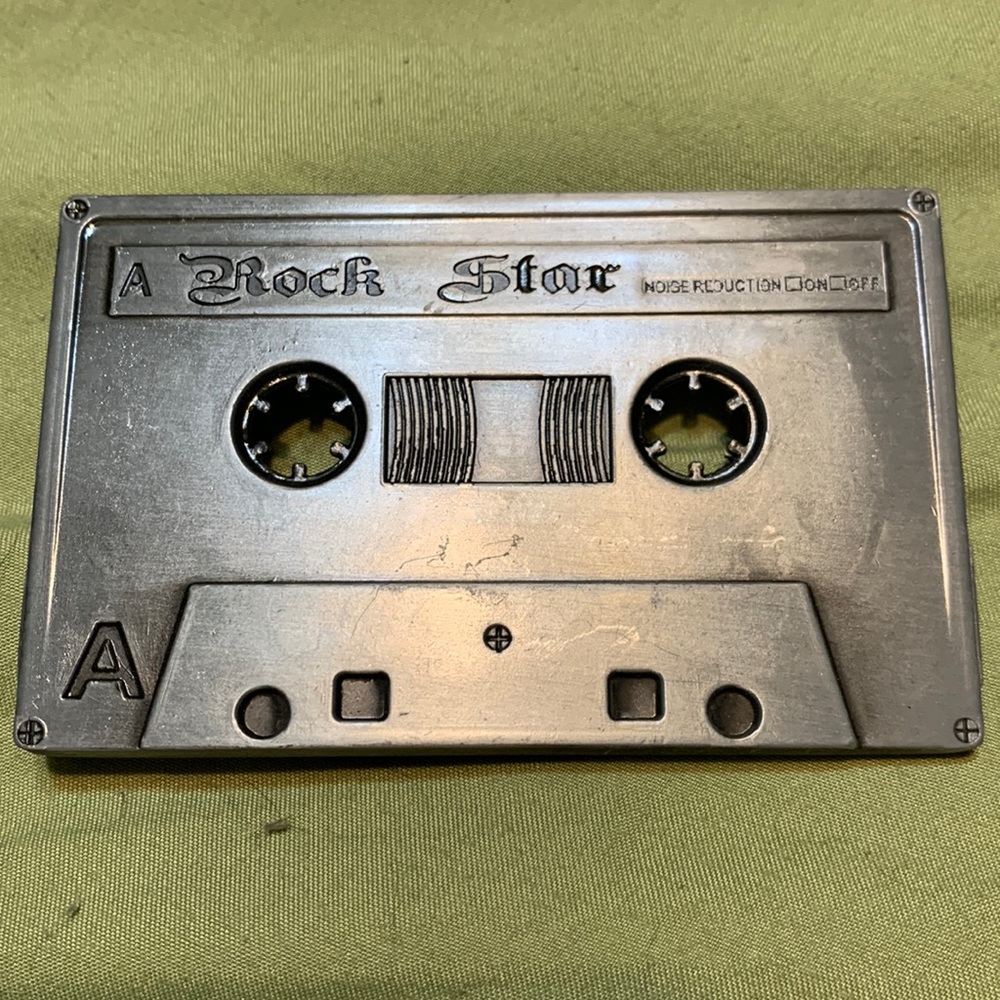 "Rock Star" belt buckle